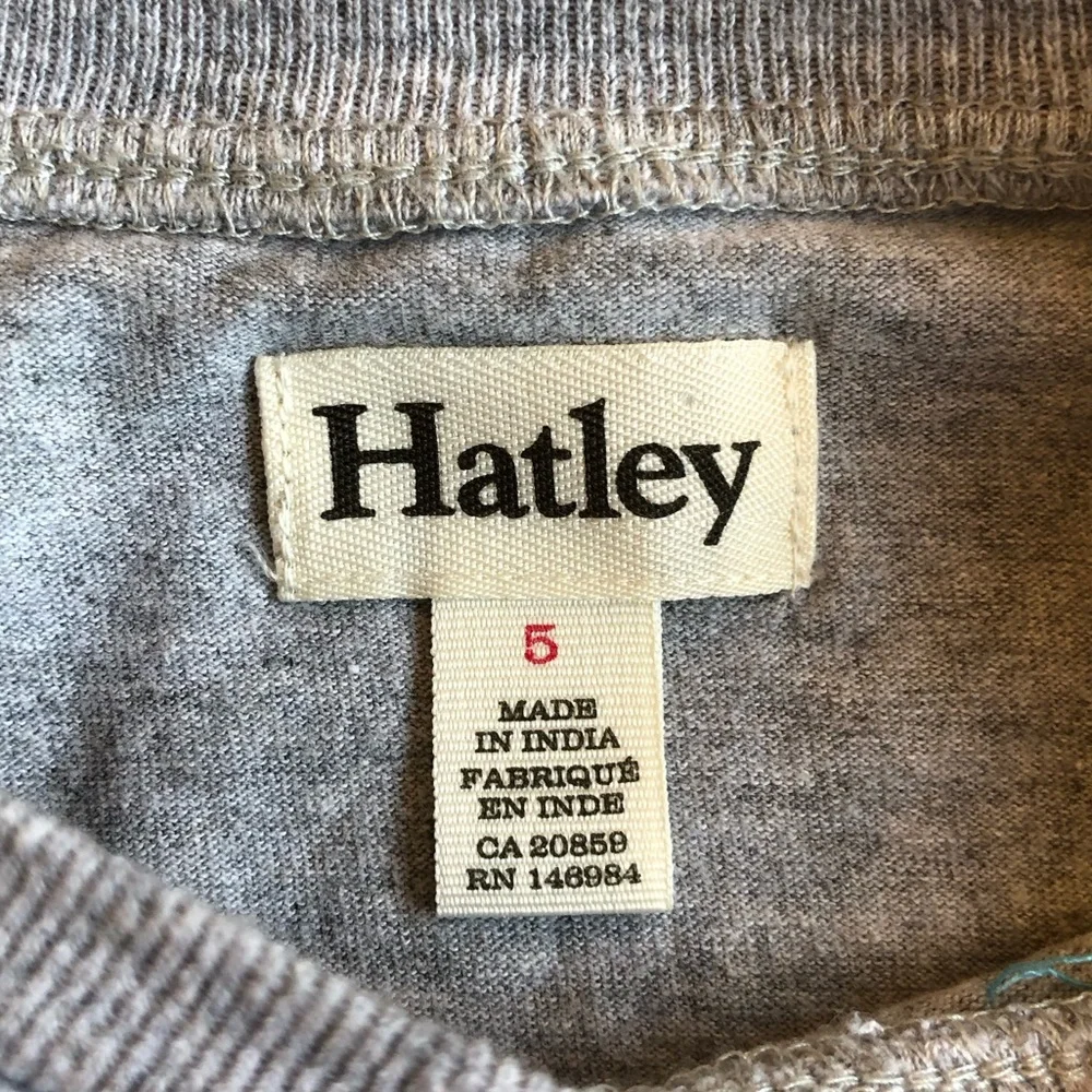 EUC Hatley Girl’s Dress-Sweatshirt Top with Butterfly + Striped Shimmer Skirt - Picture 6 of 7